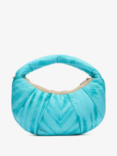 Roberto Cavalli bolsa de hombro con diseño plisado