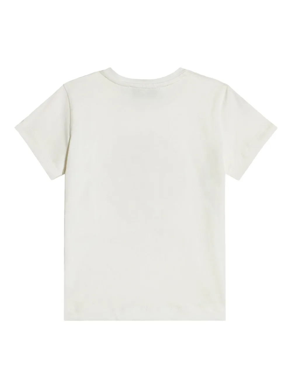 Roberto Cavalli Junior T-shirt met geborduurd logo Wit