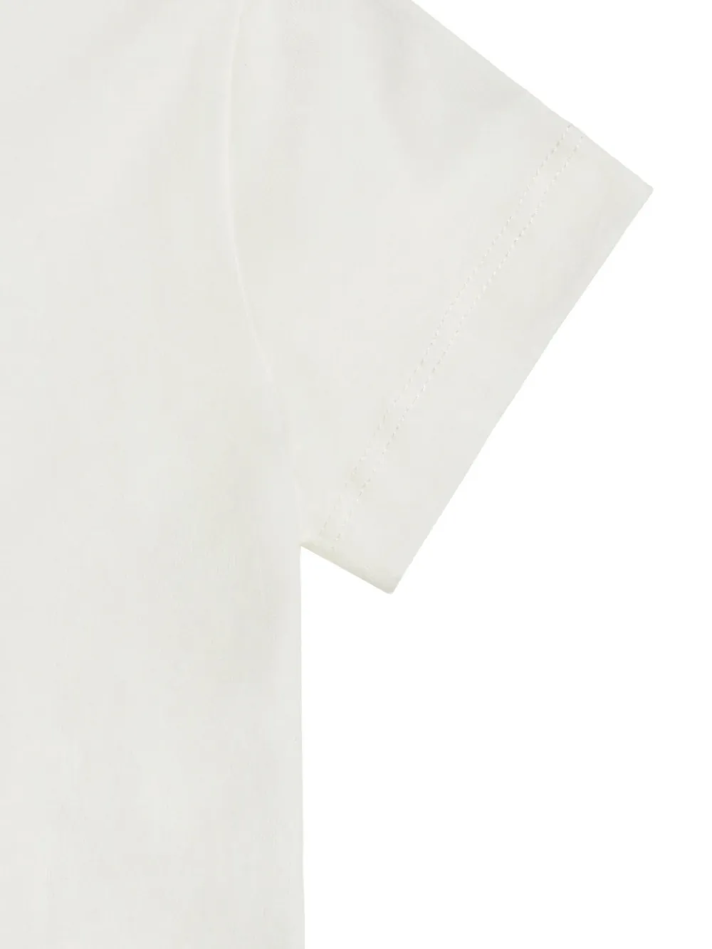 Roberto Cavalli Junior T-shirt met geborduurd logo Wit