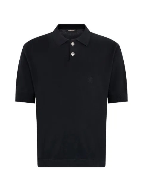 Roberto Cavalli logo-embroidered polo shirt