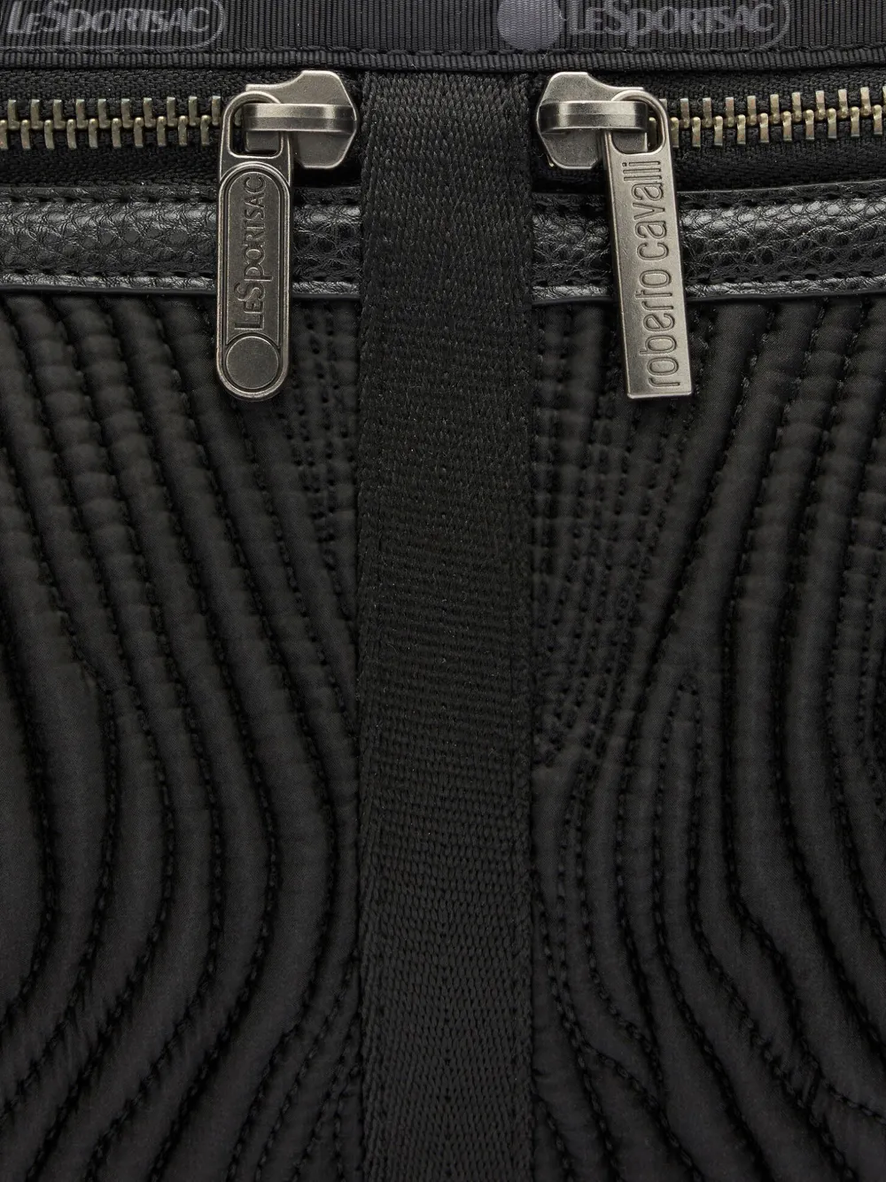 Roberto Cavalli x LeSportSac Torino matelassé schoudertas Zwart