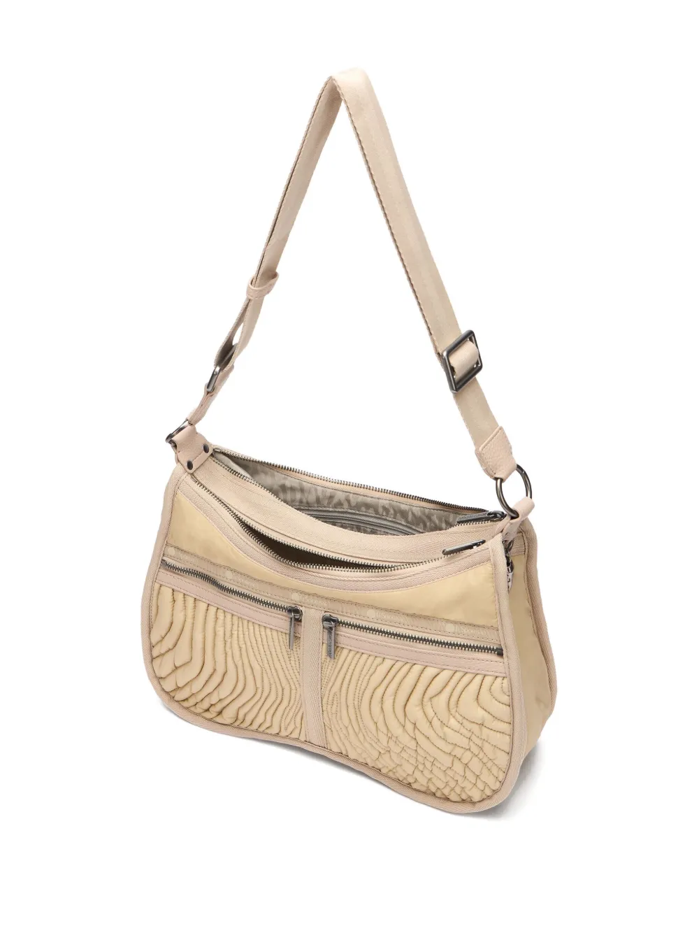 Roberto Cavalli Gewatteerde schoudertas Beige
