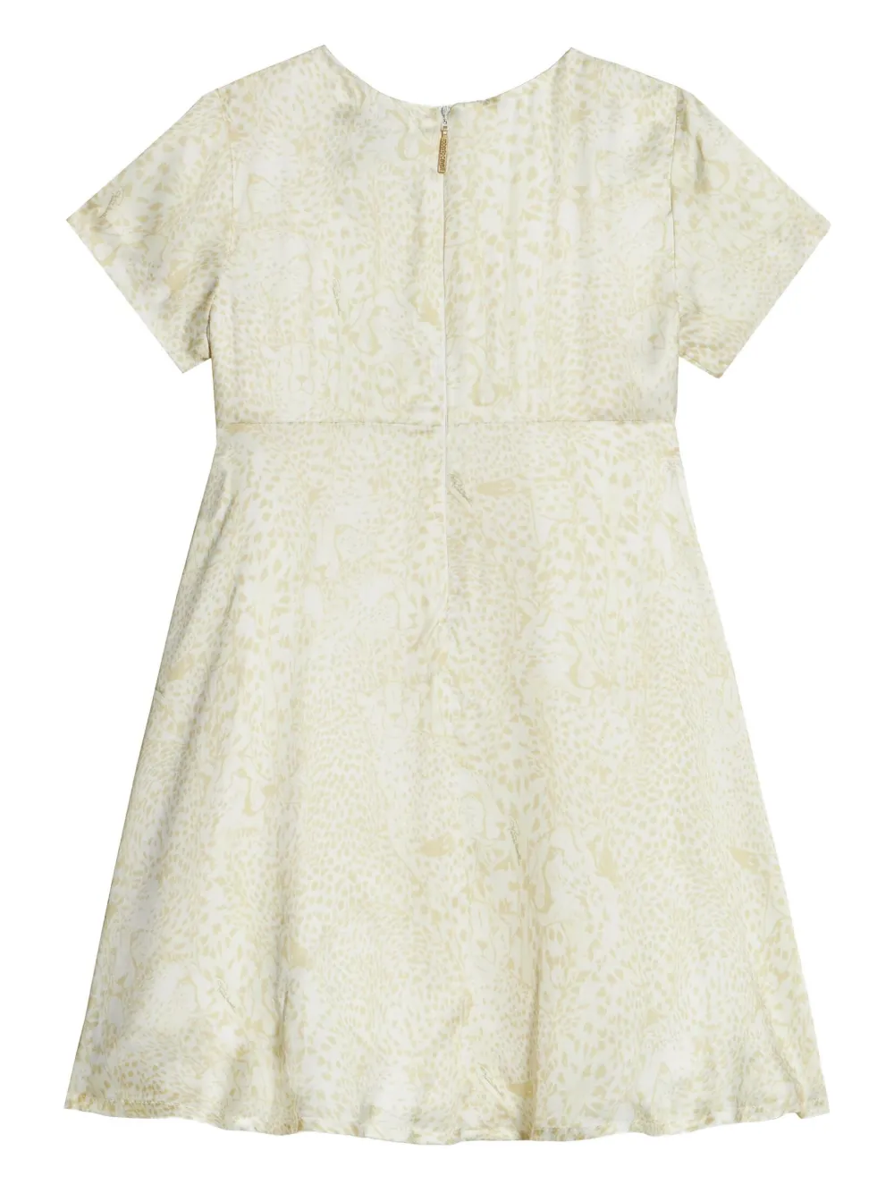 Roberto Cavalli Junior Jurk met abstract patroon Wit