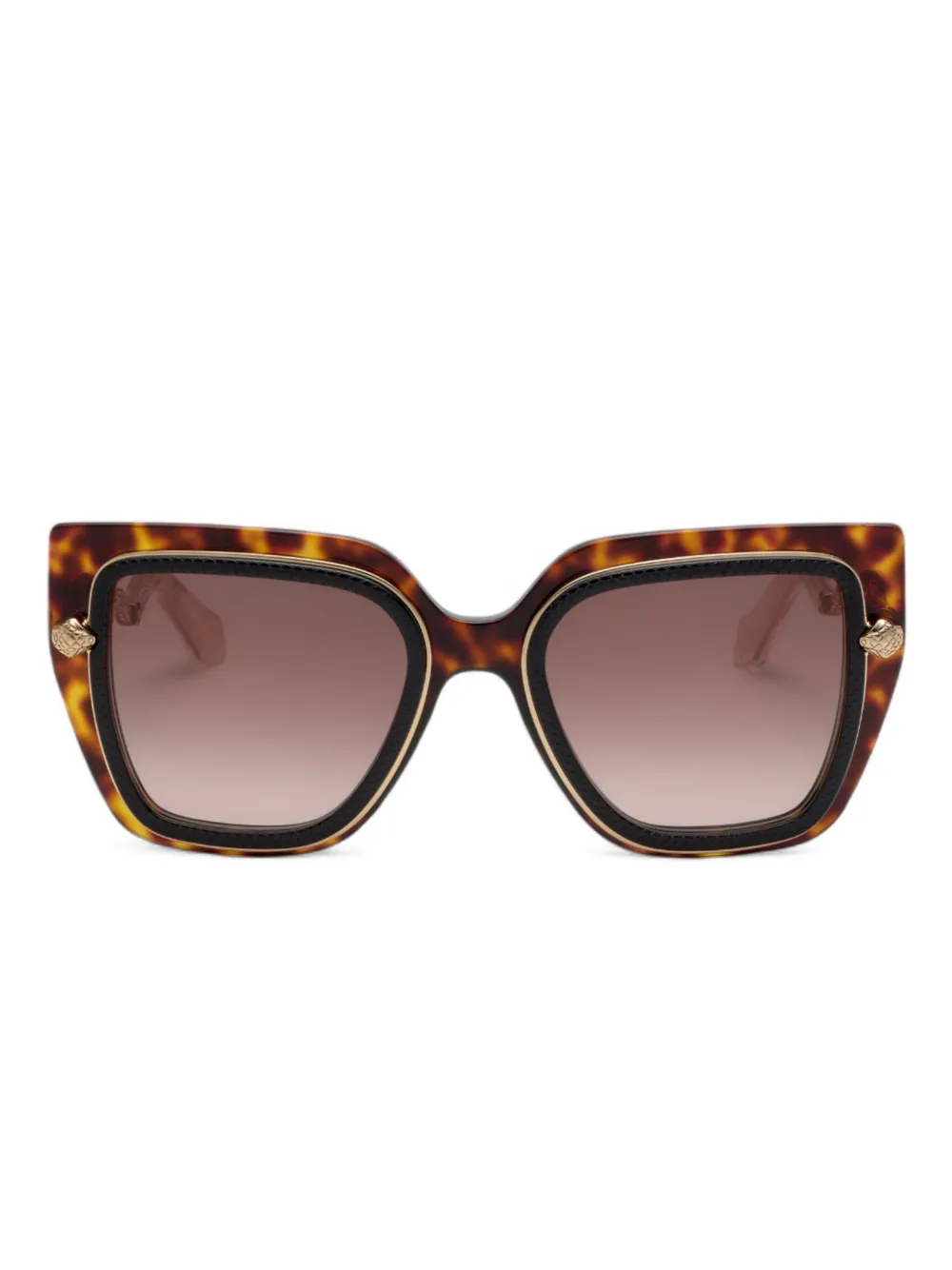 Roberto Cavalli tortoiseshell oversized sunglasses | Brown | Image 1