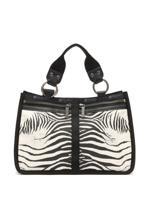 Roberto Cavalli x LeSportsac mini Milano zebra-printed tote bag