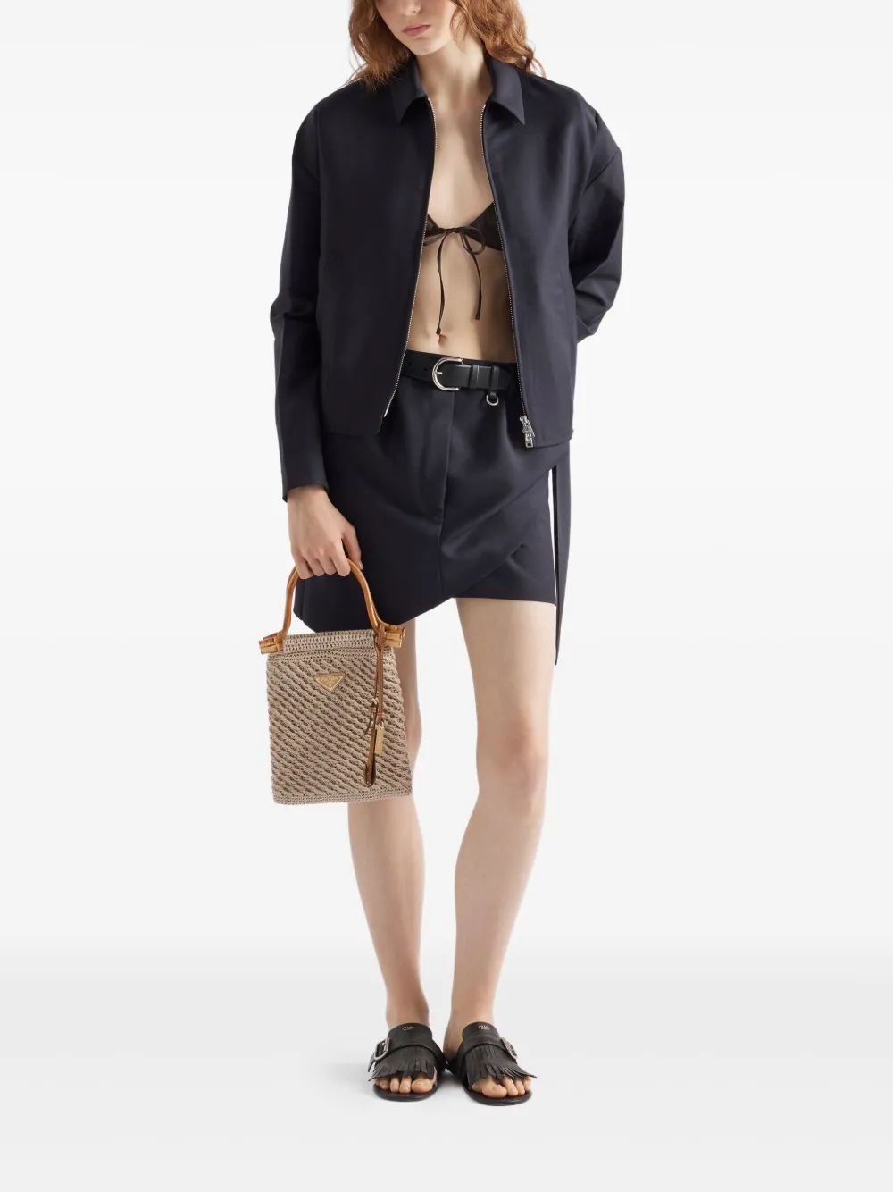 Prada Popeline bh Bruin