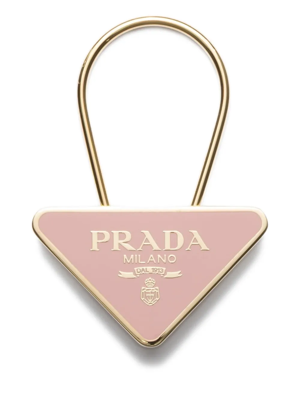 Prada dije de metal triangular | rosado | Image 1