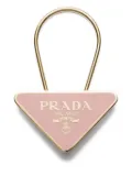 Prada triangular metal charm - Pink