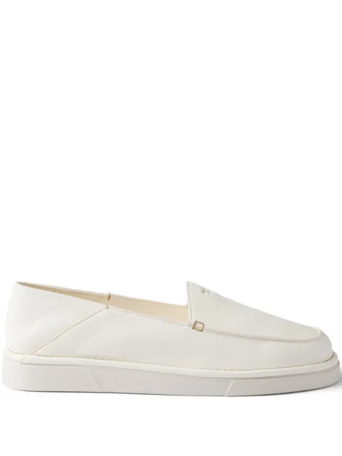 Prada slip-on leather shoes