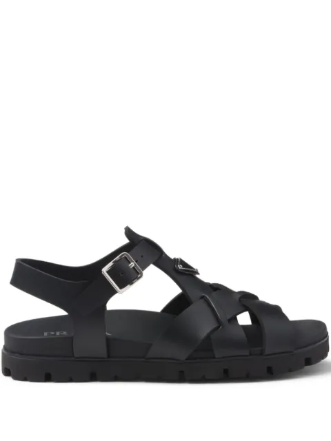 Prada sandalias con tiras cruzadas