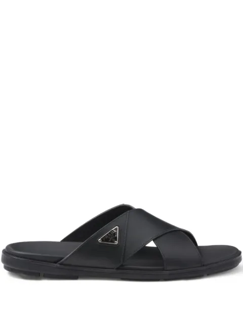 Prada cross-strap sandals