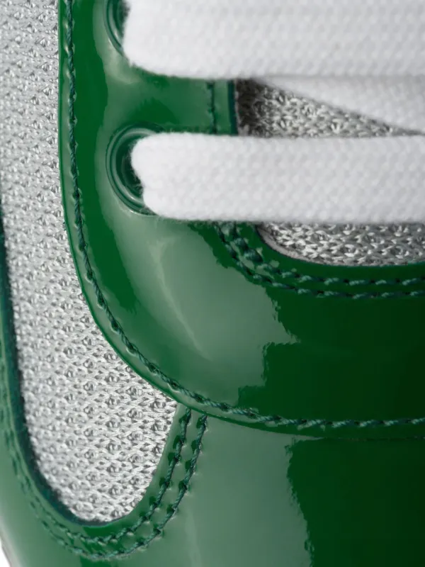 ⌘Grin⌘ 　　　PRADA➕fafa Prada Linea Rossa America's Cup Shiny Trainers | Green