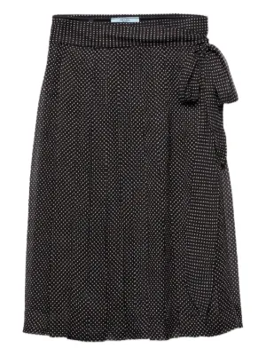 Jil Sander リボンディテール スカート | ブラック | FARFETCH JP