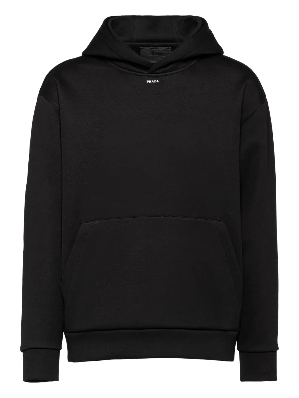 Prada Agasalho de fleece com capuz | Preto | Image 1
