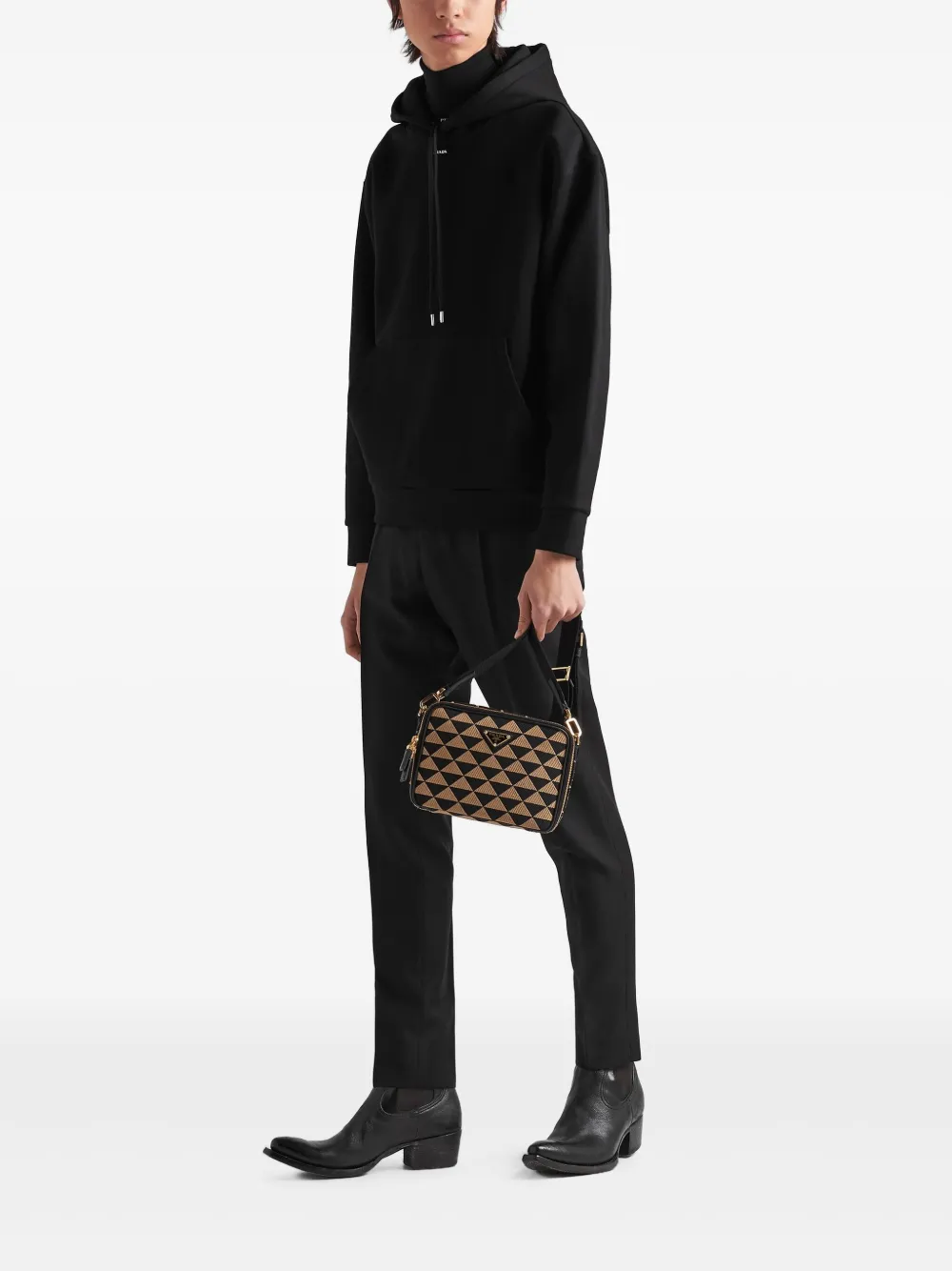 Prada Agasalho de fleece com capuz | Moletom | Image 2