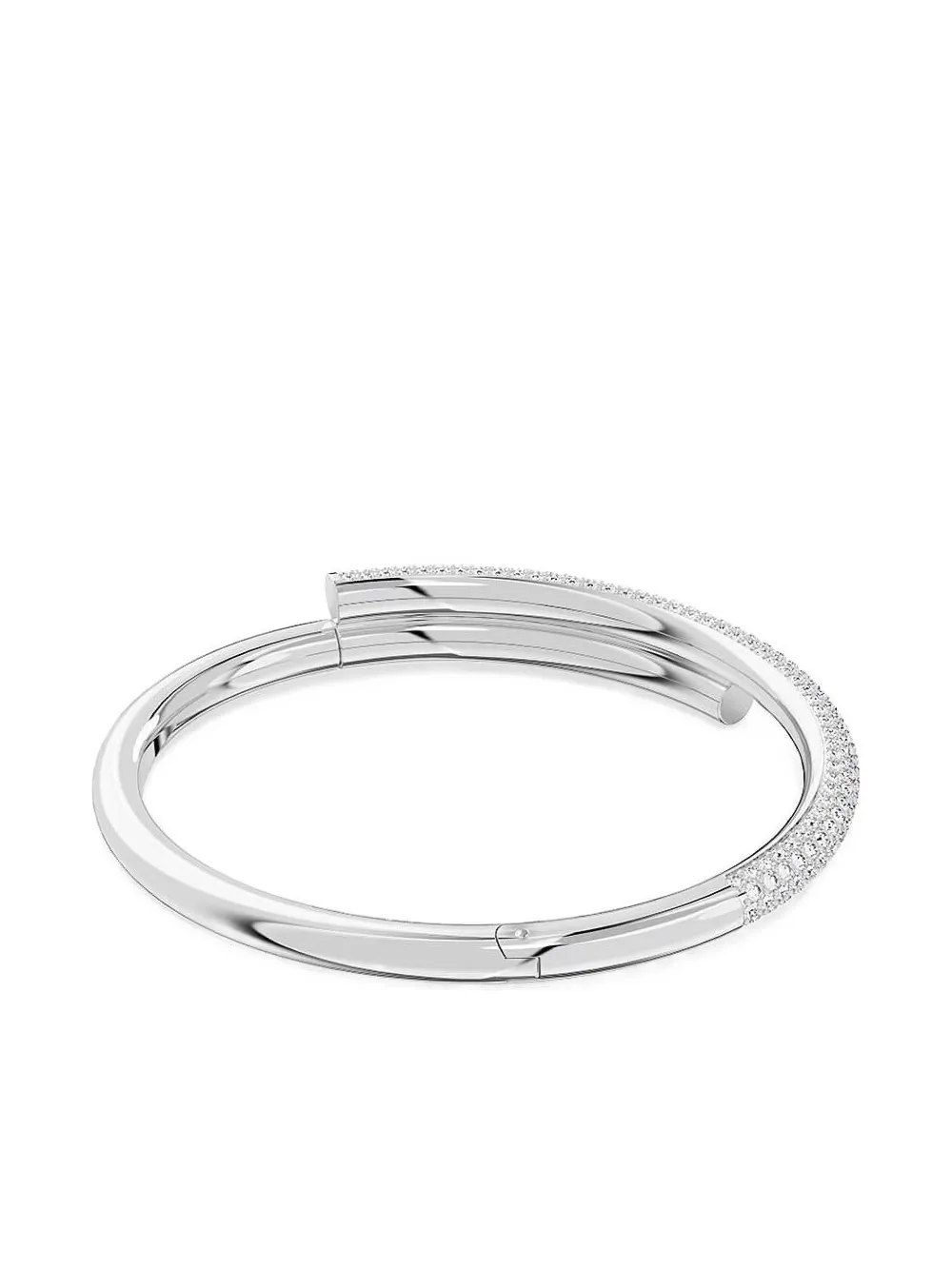 Swarovski Dextera crystal-embellished bangle bracelet | Silver | Image 1