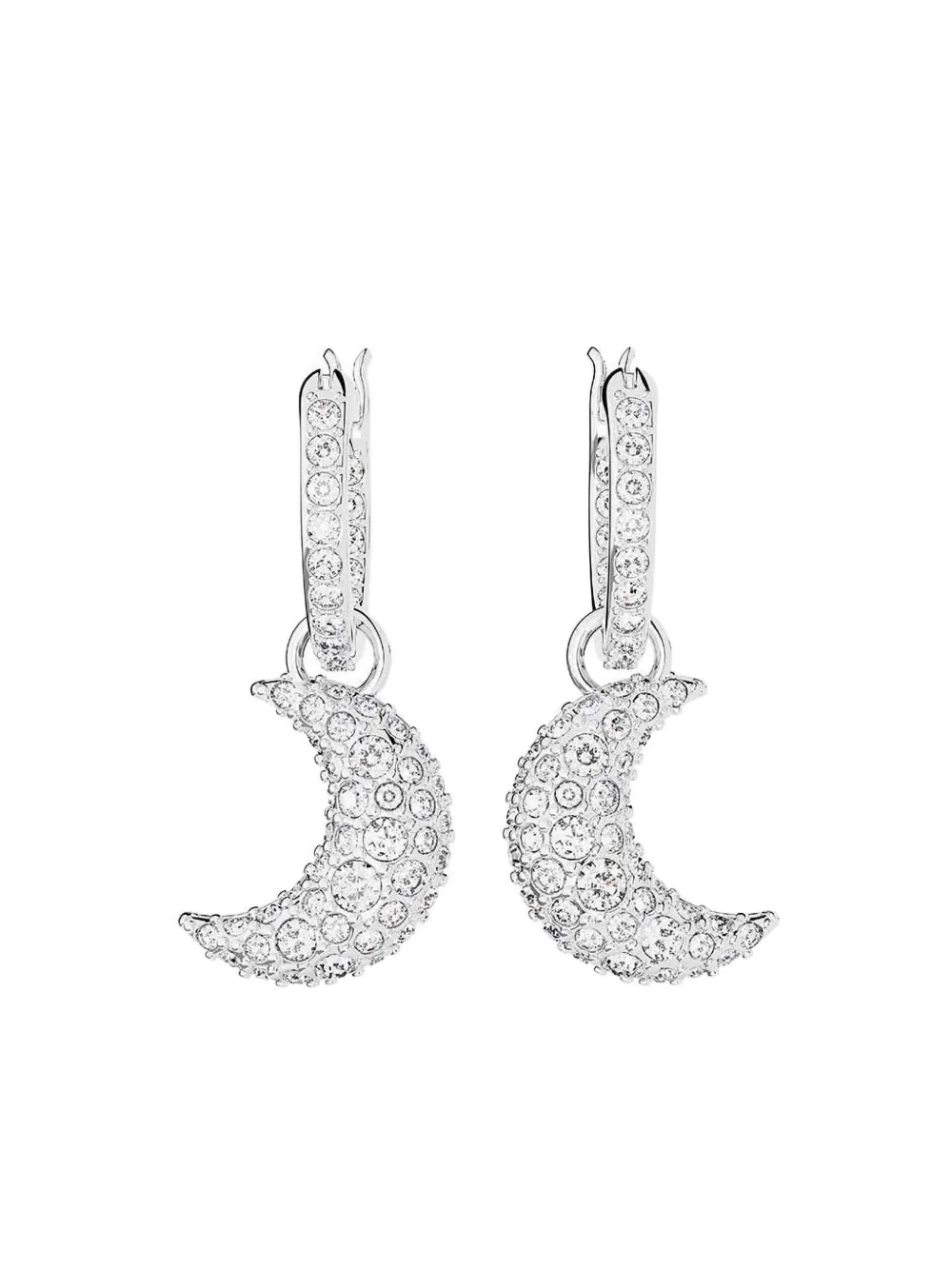 Swarovski Sublima drop earrings | Silver | Image 1