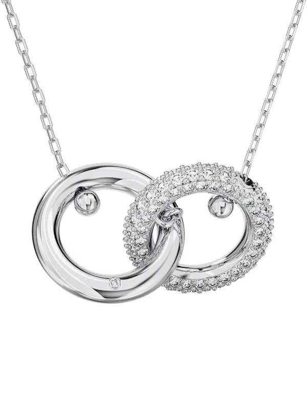 Swarovski スワロフスキー　ネックレス　Dextera シルバー Swarovski Dextera ネックレス | シルバートーン | FARFETCH JP