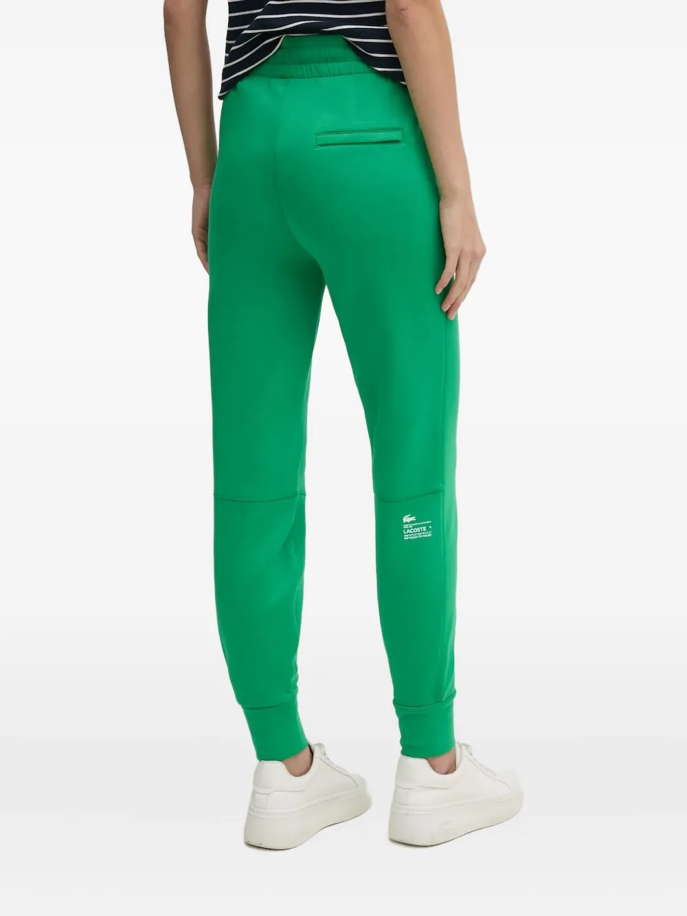 Lacoste logo-appliqué track pants - Groen