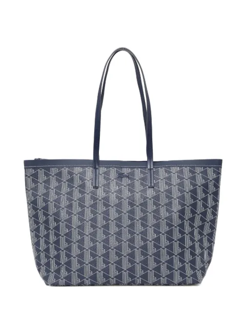 Lacoste monogram-pattern tote bag 