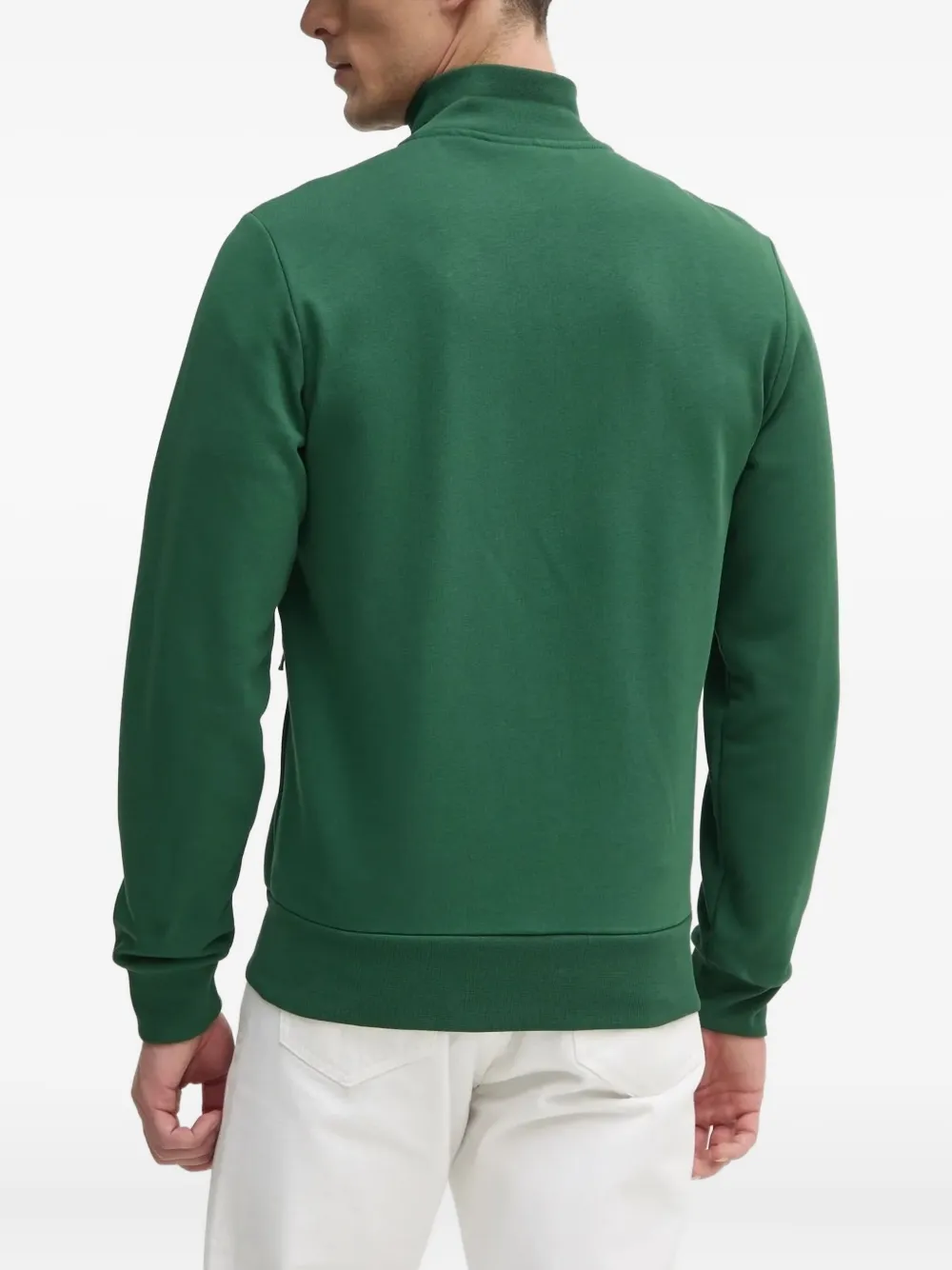Lacoste zip-neck sweatshirt Groen
