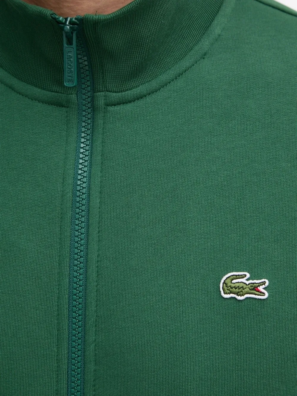 Lacoste zip-neck sweatshirt Groen