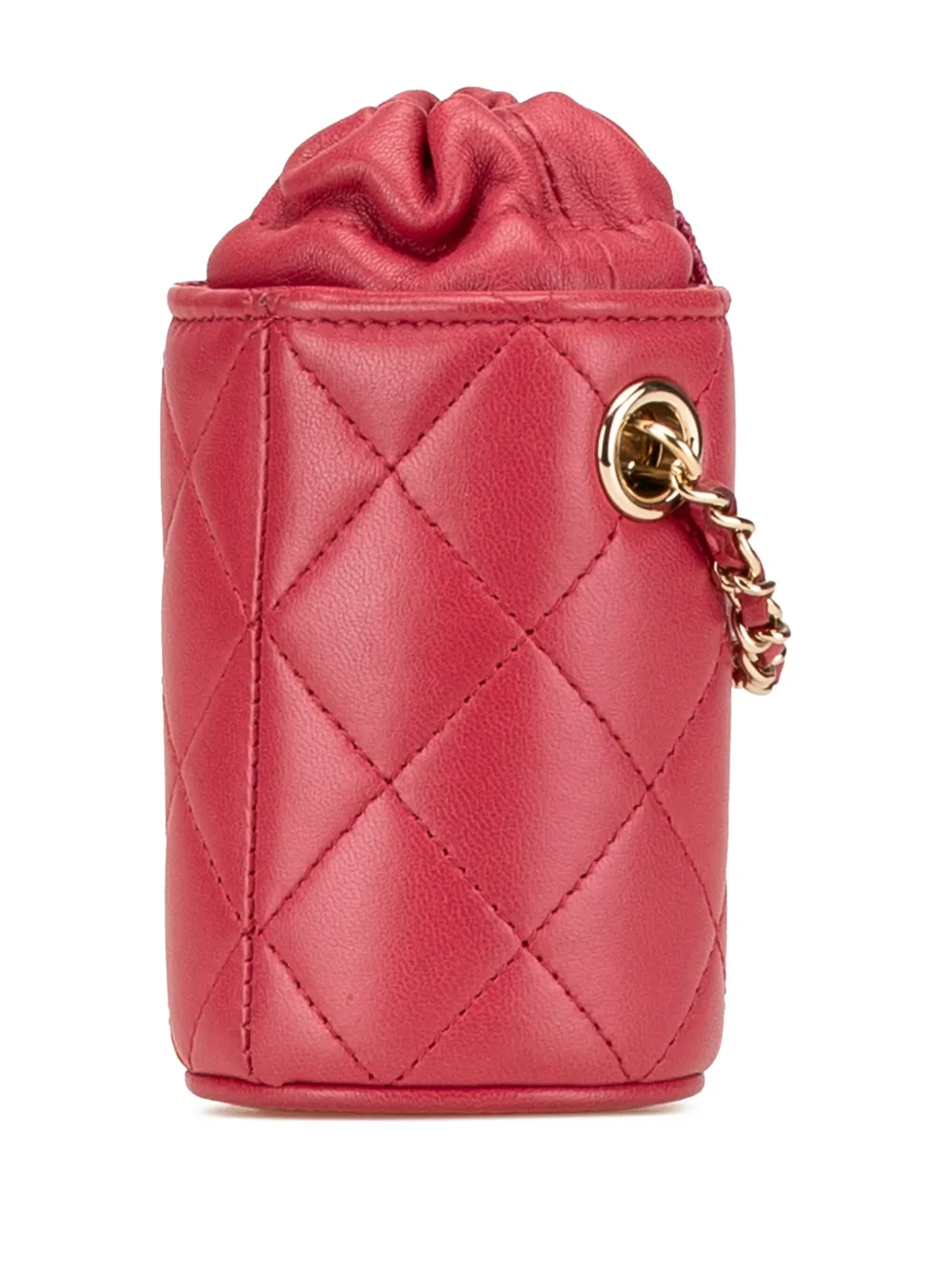 CHANEL Pre-Owned bolsa bucket Micro Quilted Lambskin Drawstring  2021 | Bolsas | Image 2