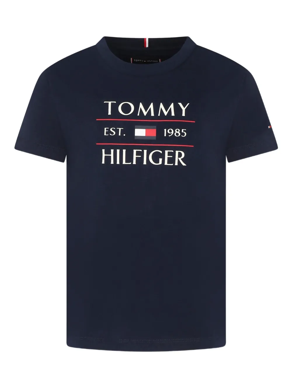 Tommy Hilfiger Junior T-shirt met logoprint Blauw