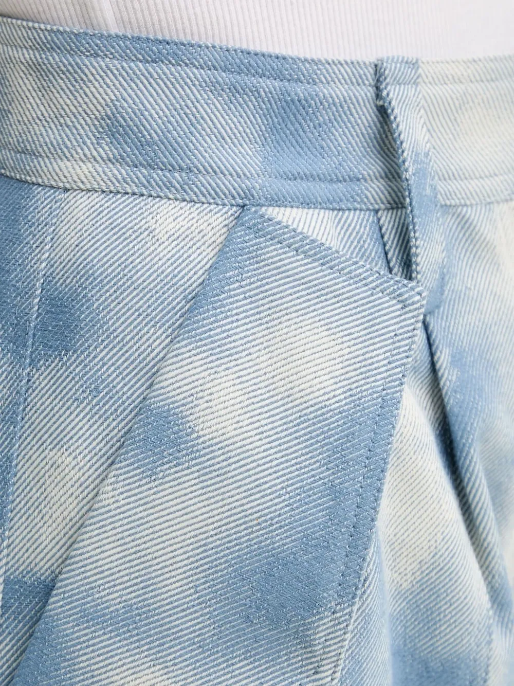 IRO cloud-print jeans Blauw