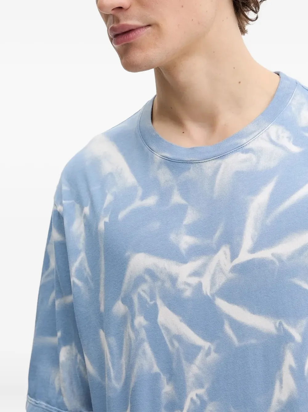 IRO T-shirt met tie-dye print Blauw