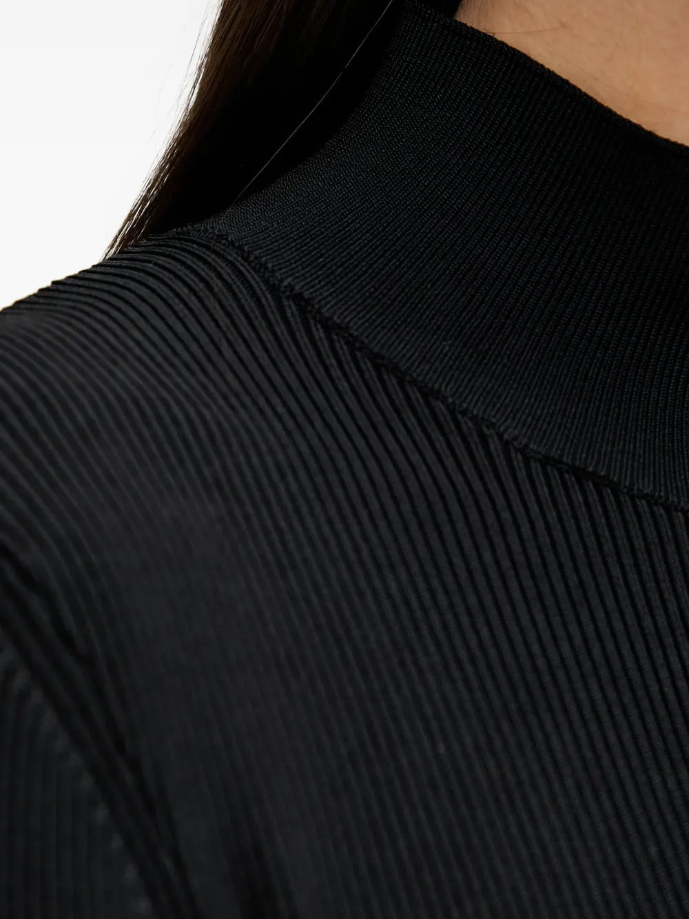 IRO Geribbelde coltrui BLA01 BLACK