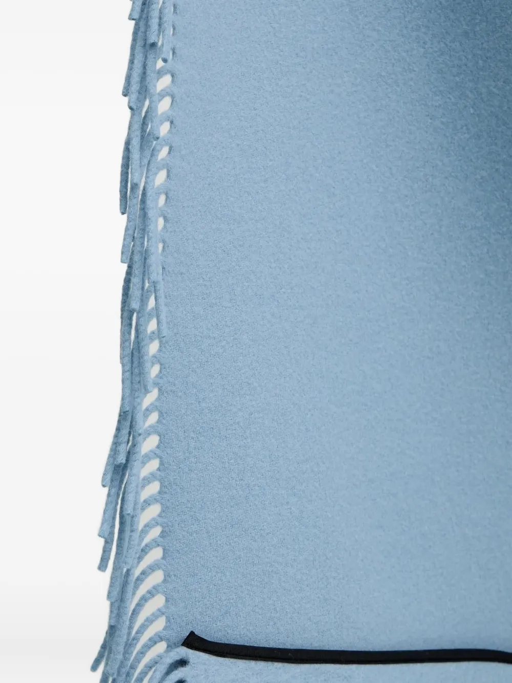 IRO asymmetric fringed coat Blauw