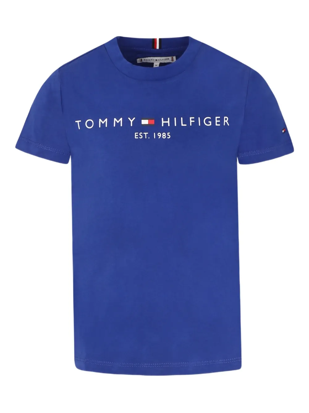 Tommy Hilfiger Junior logo-embellished T-shirt | Blue | Image 1