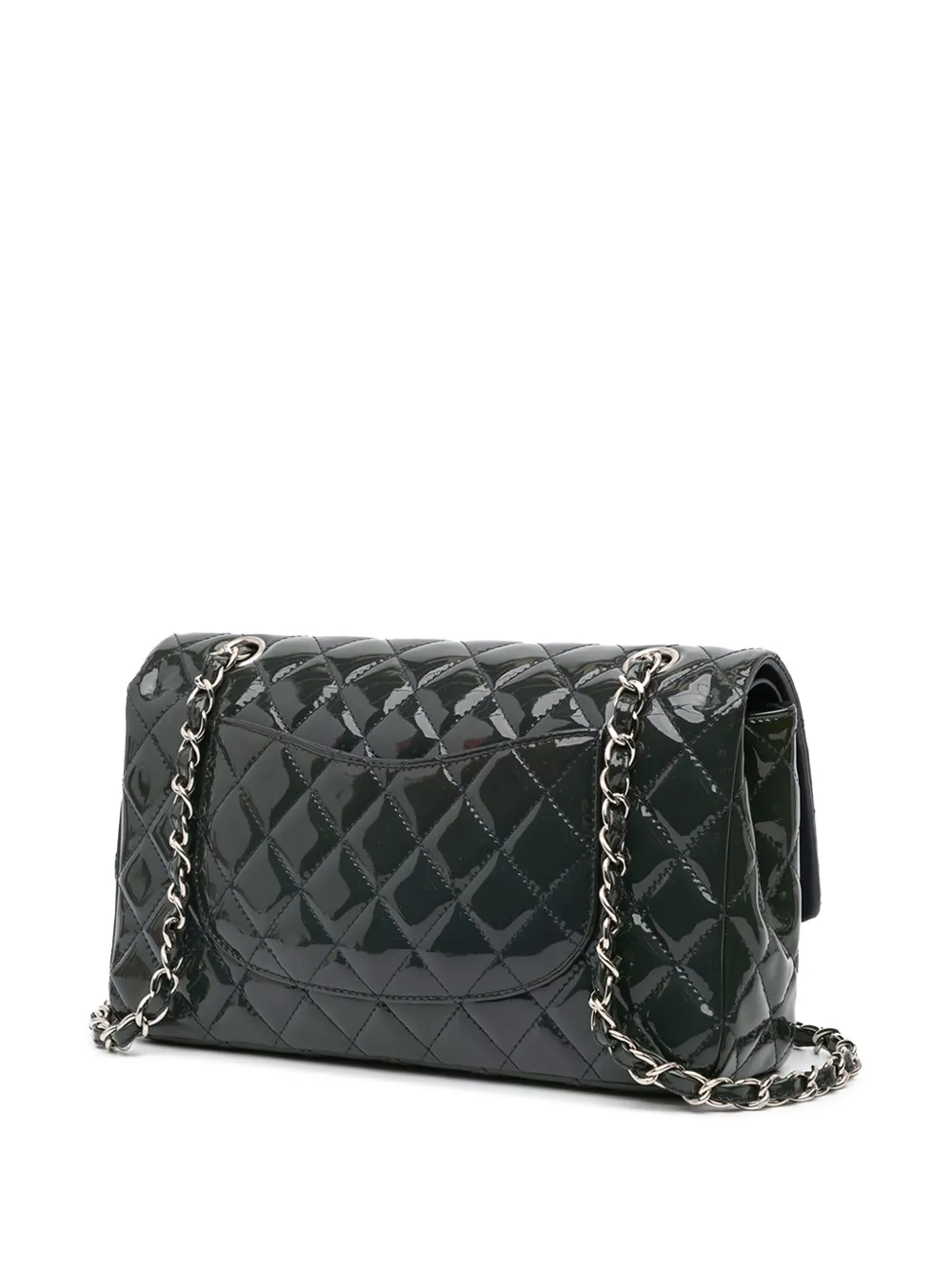 CHANEL Pre-Owned 2014-2015 Medium Classic Patent Double Flap shoulder bag | Pre-Owned | Image 2