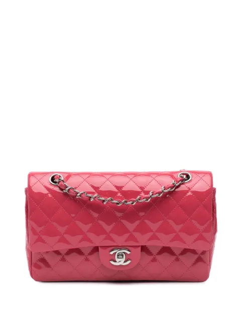 CHANEL Pre-Owned 2014 Medium Classic Patent Double Flap shoulder bag
