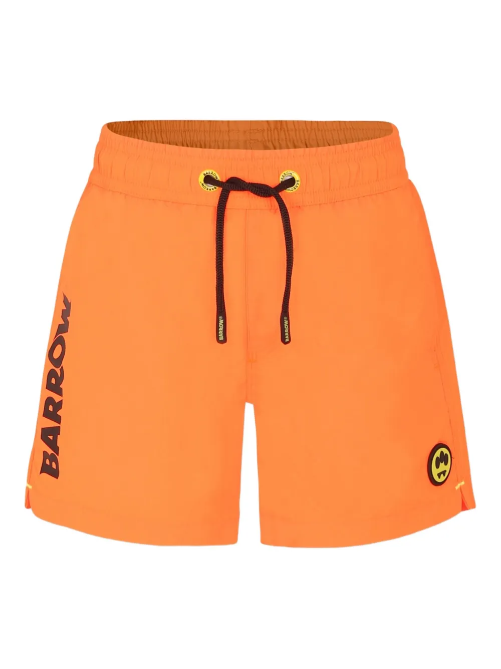 Barrow kids logo-appliqué swim shorts Oranje