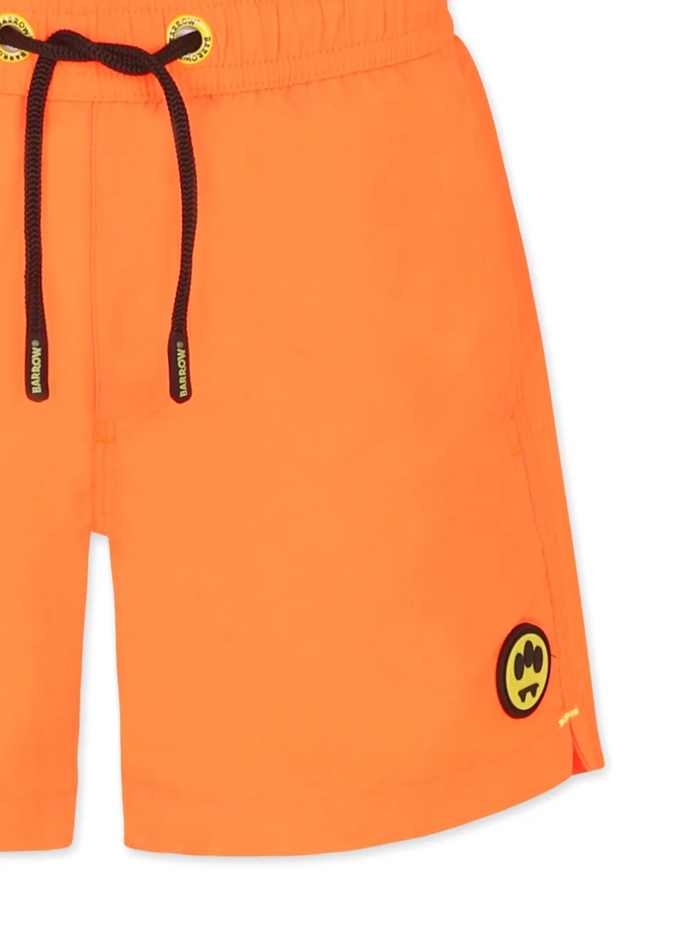 Barrow kids Zwembroek met logo-applicatie Oranje