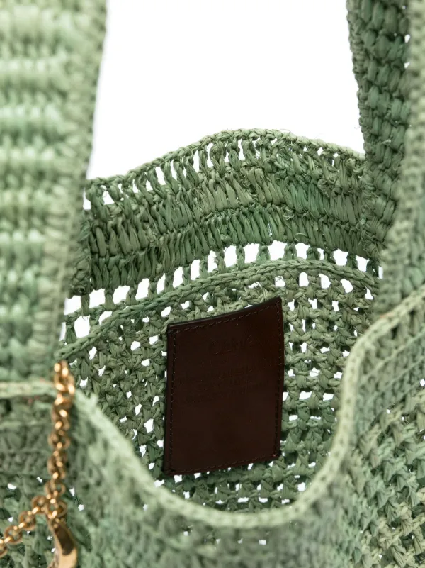 Chloé Summer Banana Tote Bag | Green | FARFETCH NZ