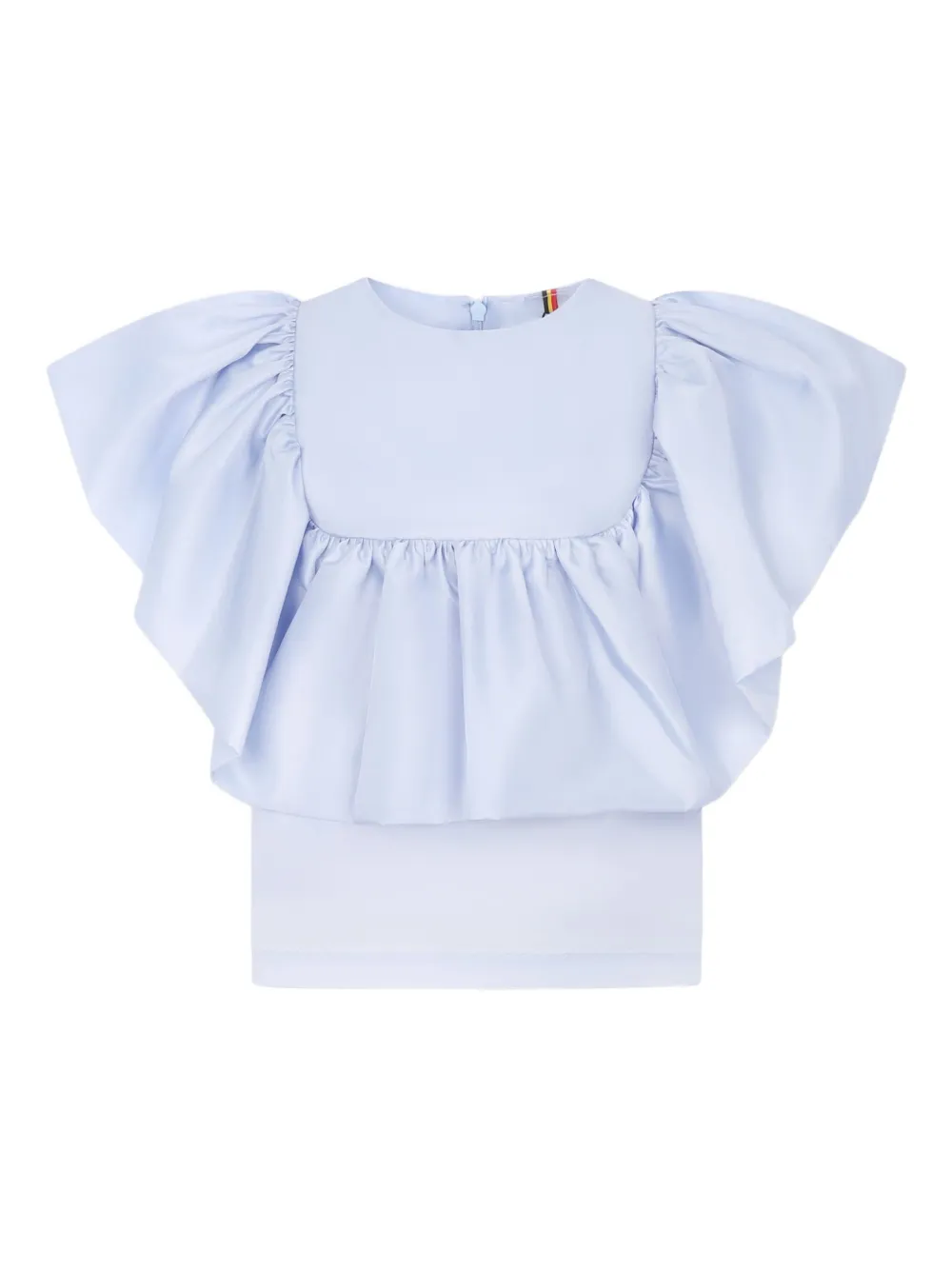 Caroline Bosmans ruffle-detailing blouse | Blue | Image 1