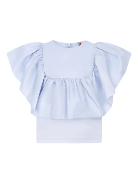 Caroline Bosmans blusa con volantes