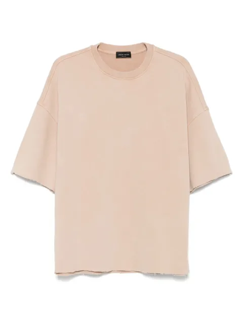 Roberto Collina raw-cut-edge T-shirt