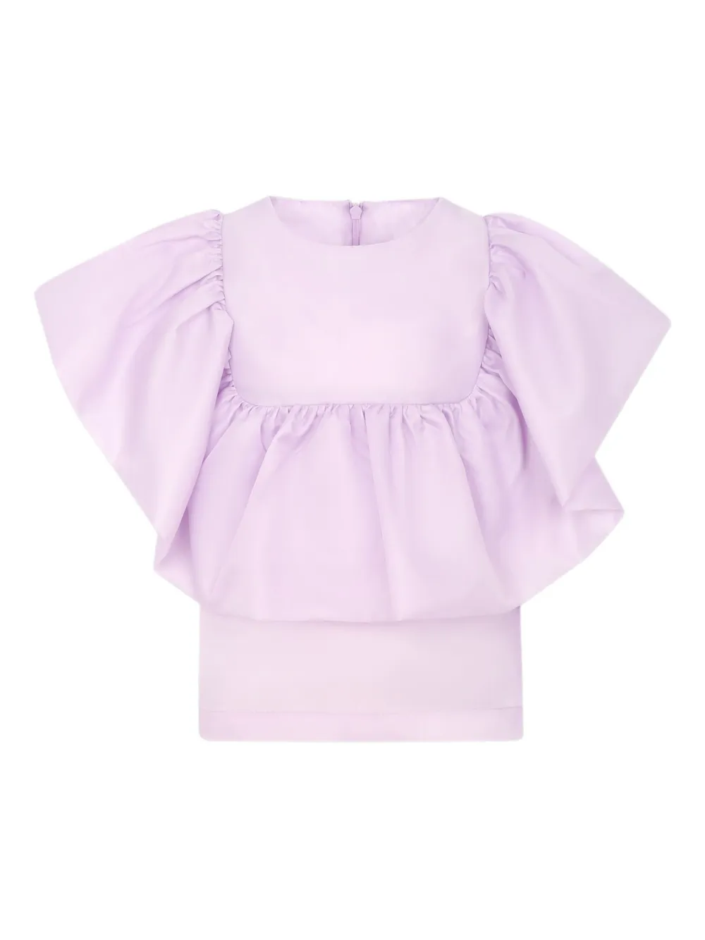 Caroline Bosmans ruffle-detailing blouse | Purple | Image 1