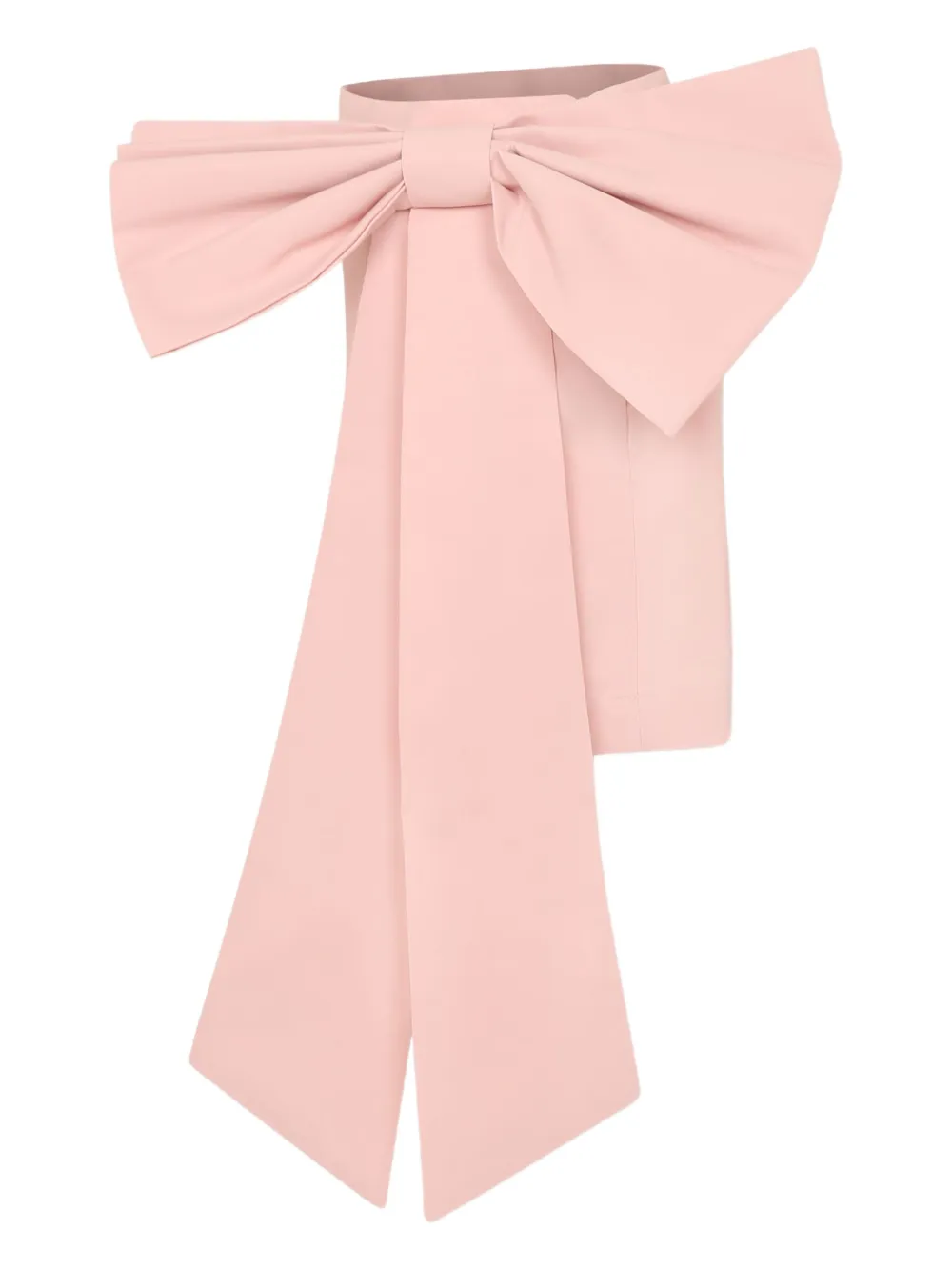 Caroline Bosmans Mini-rok met strikdetail Roze