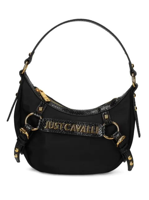 Just Cavalli logo-lettering shoulder bag 
