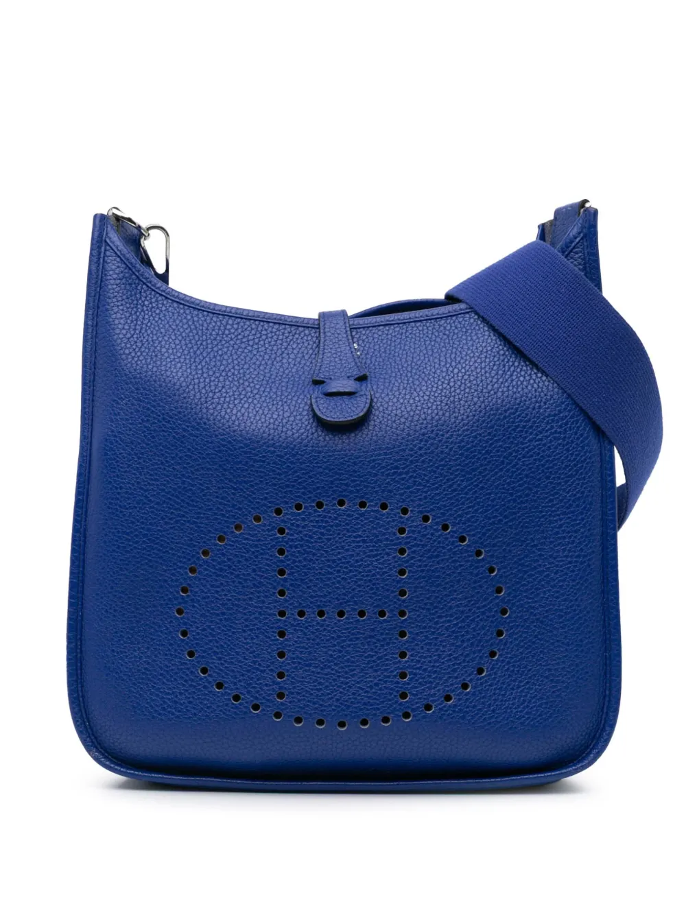 Hermès Pre-Owned 2018 クレマンス エヴリン III PM ショルダーバッグ - ブルー Hermès Pre-Owned 2018 クレマンス エヴリン III PM ショルダーバッグ - ブルー