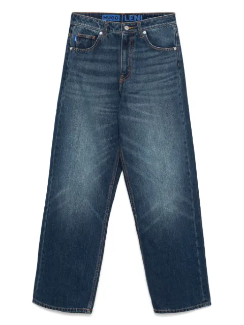 HUGO jeans con parche del logo