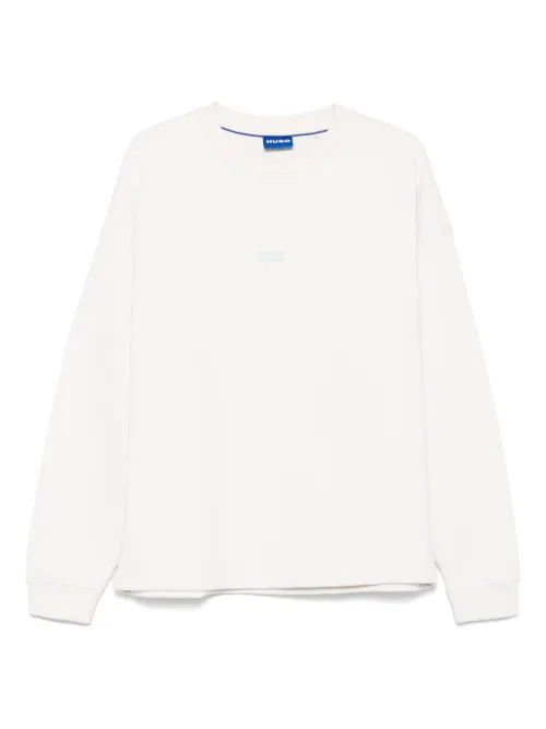 HUGO sweat en coton - Blanc - HUGO - Modalova