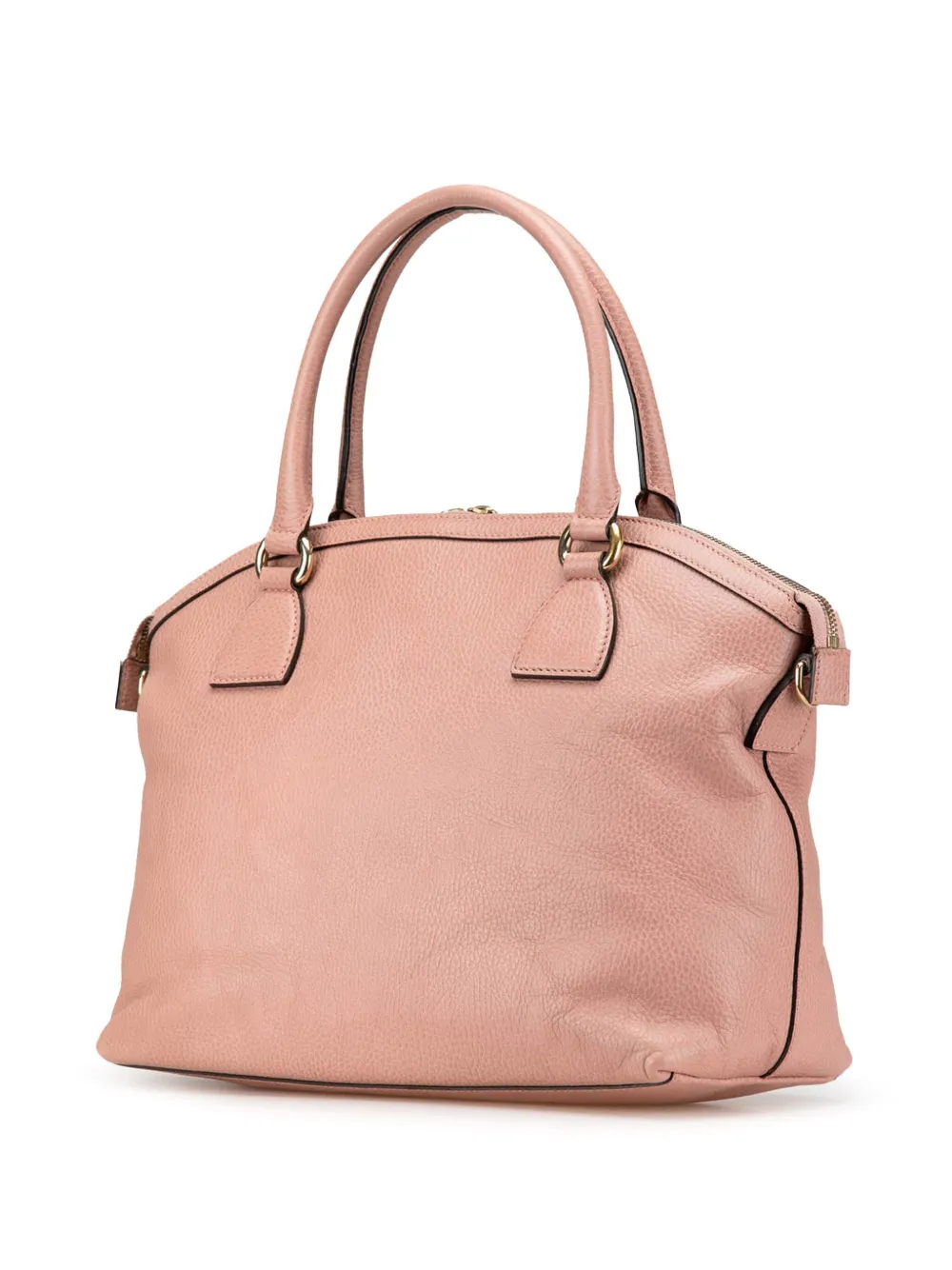 Gucci Pre-Owned 2000-2015 Medium Leather GG Charm Dome satchel | Pre-Owned | Image 2