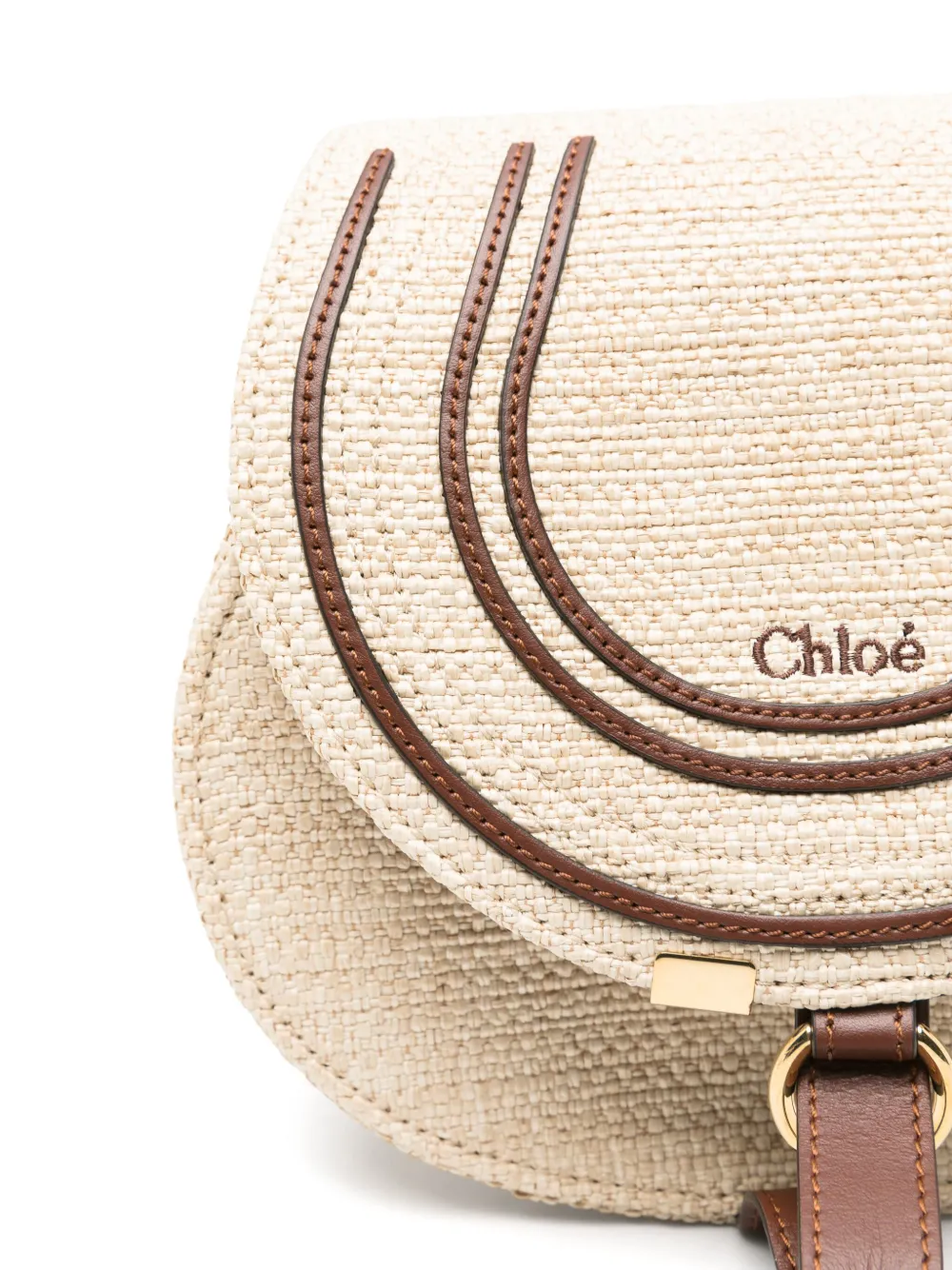 Chloé Marcie kleine crossbodytas Beige