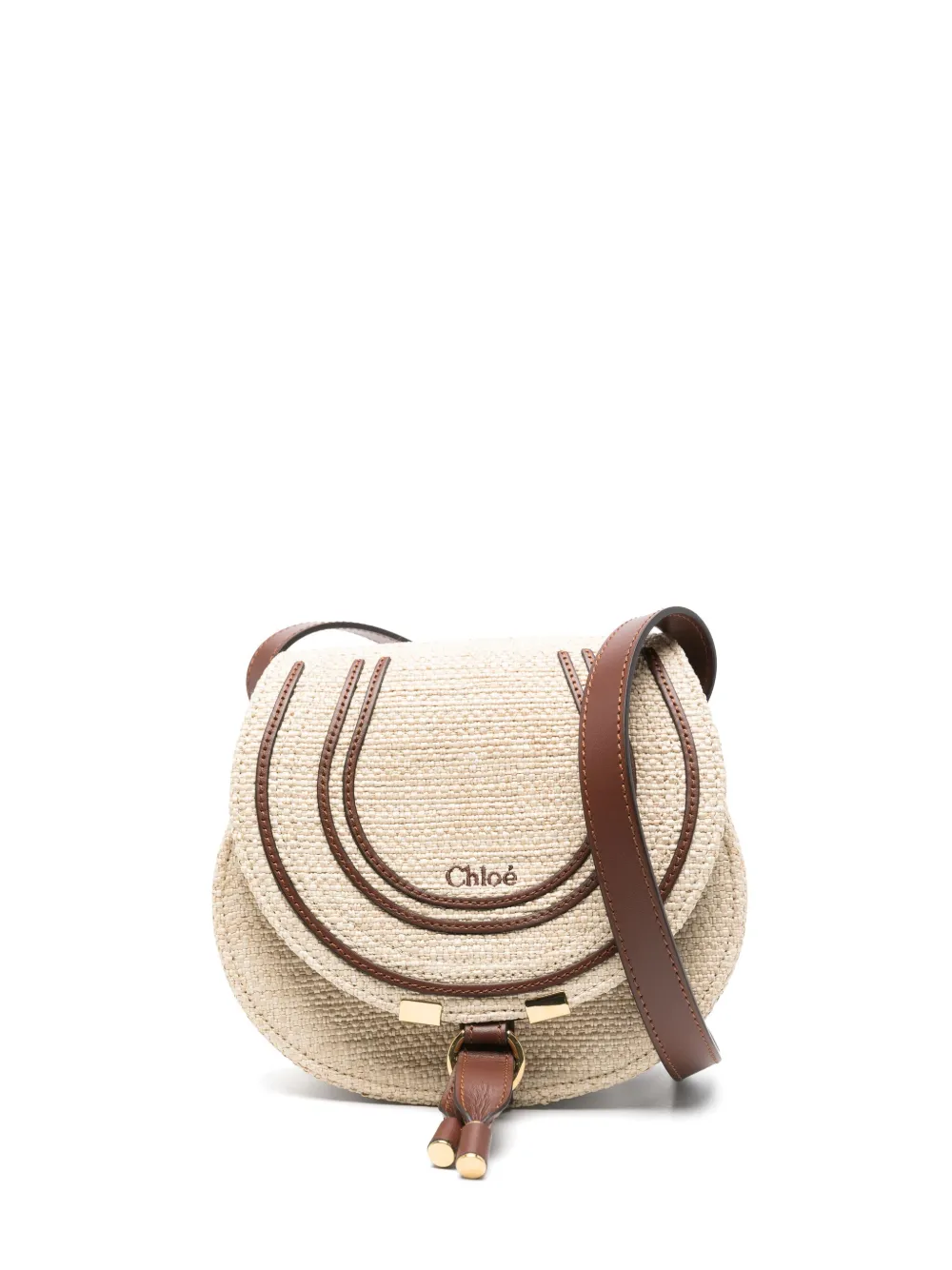 Chloé small Marcie cross body bag | Neutrals | Image 1